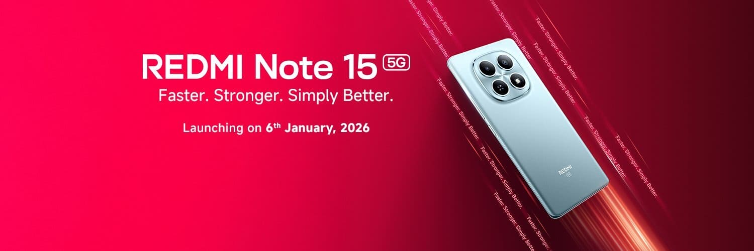 Redmi Note 15 5G smartphone with AMOLED display and premium design