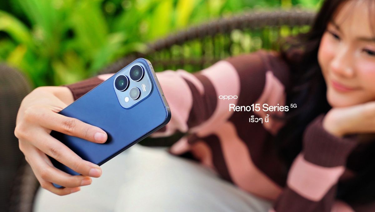 OPPO Reno 15 premium design with curved AMOLED display