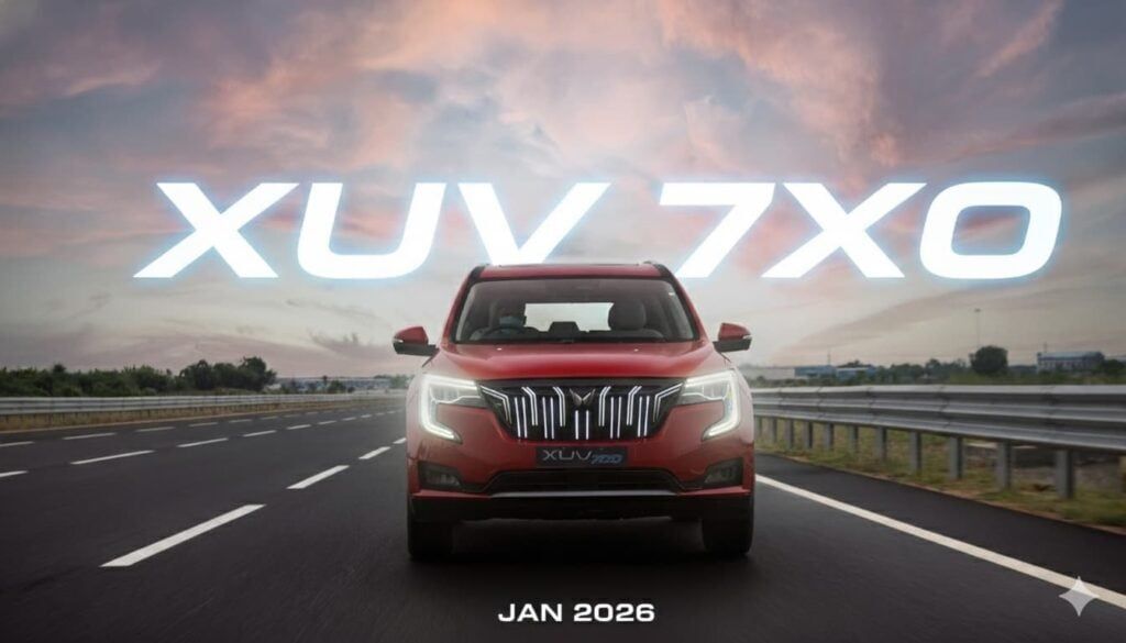 Mahindra XUV 7XO front view