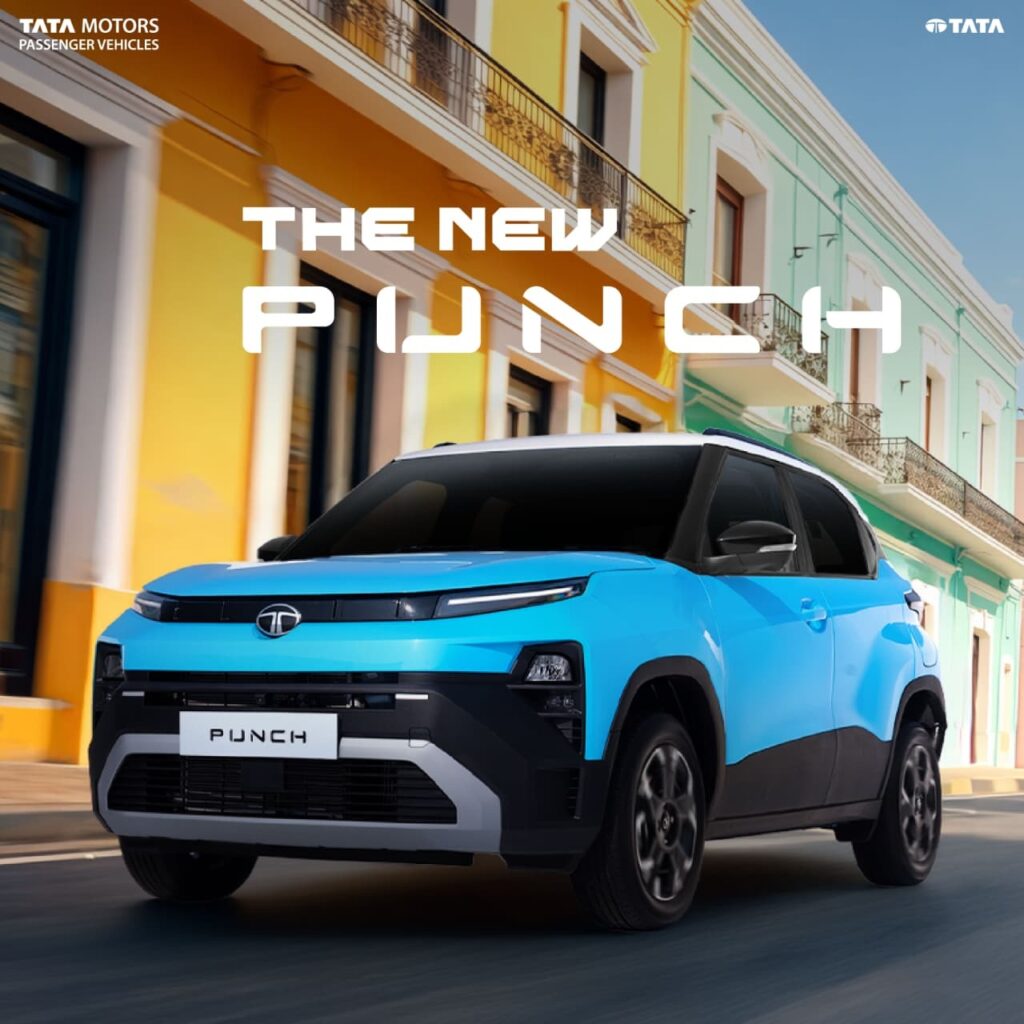 tata punch facelift color options india