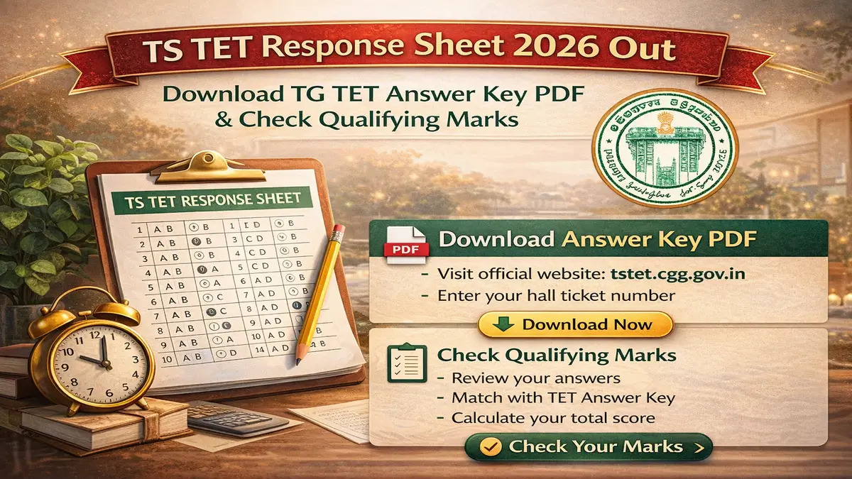 TS TET Response Sheet 2026