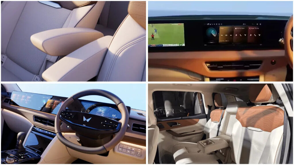 Mahindra XUV 7XO interior triple screen dashboard