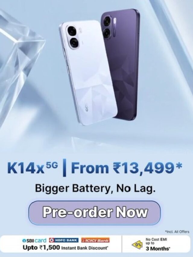 Oppo K14x 5G Launch: 6500mAh बैटरी और 120Hz डिस्प्ले के साथ बजट में पावरफुल एंट्री