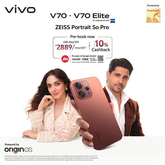 Vivo V70 V70 Elite Price in India