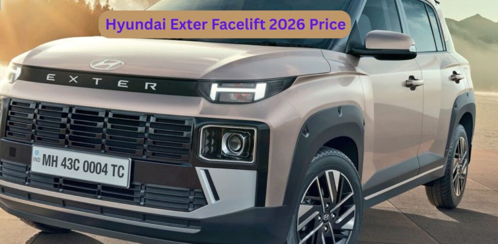Hyundai Exter Facelift 2026 front view