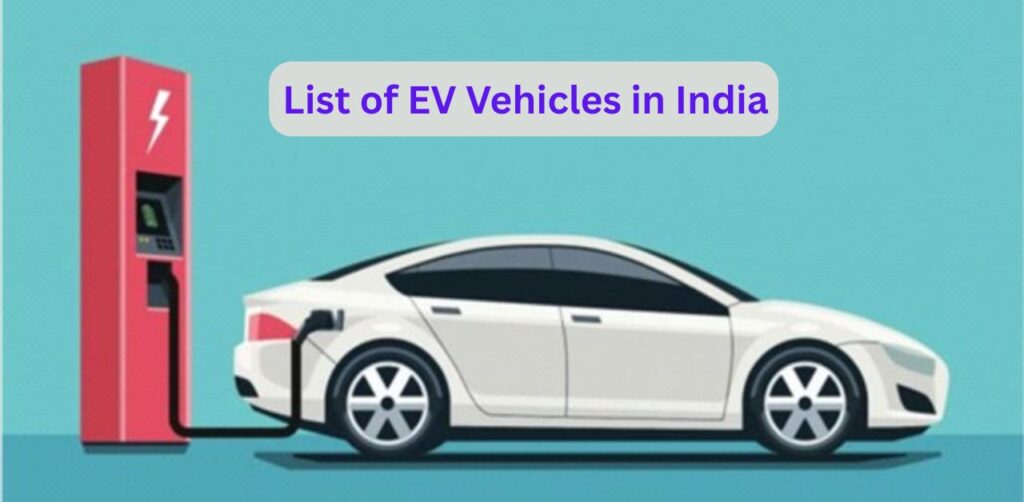 electric vehicles in india list