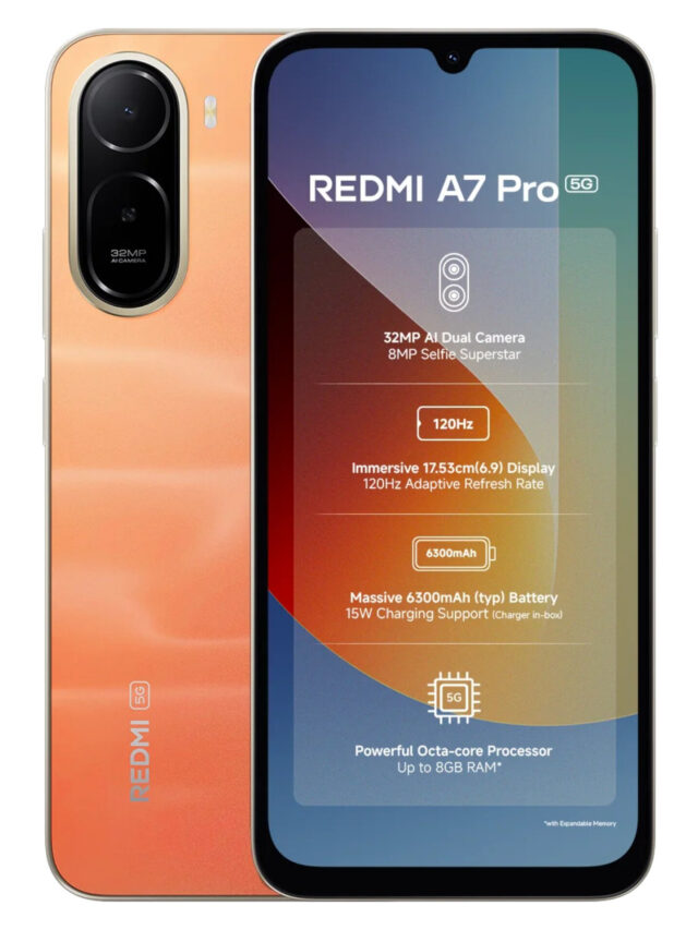 redmi a7 pro 5g front display look