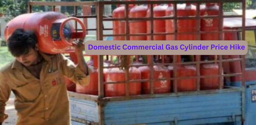Domestic Commercial Gas Cylinder Price Hike