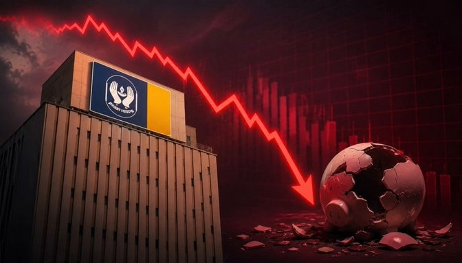 LIC Share Price Crash