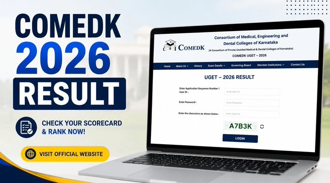 COMEDK UGET Result 2026